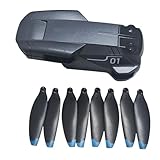 F194 Faltbarer GPS-RC-Quadrocopter Drohnenzubehör Oberteil Unterteil Hauptgehäuse Gehäuseblatt Propeller Ersatzteile