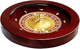 HWGANX Holz-Roulette-Rad, 18 Zoll, Digitales Zifferblatt, Russisches Roulette, Brettspiel, Lotterie, Drehteller, Perfekt Für Einen Spieleabend Zu Hause Oder Eine Clubparty-Süße