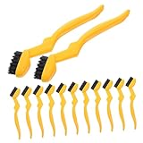 Abaodam 30 Stück Teiliges Nylon Mini Bürsten Robuste Reinigungsbürsten für Enge Spalten Vielseitige Industrie Haushaltsreinigung Stain Removal Ergonomische Zahnbürstenform für Küche Bad