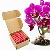 floraline® | 50x Orchideen - Düngestäbchen | Orchideendünger für bis zu 100 Tage prächtige Blumen mit Wachstum und gesunden Blüten pro Stäbchen | Schonende Anwendung für ihre Orchidee