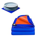 Winter-Poolabdeckung, Strapazierfähiger Poolschutz Gegen Wind, Regen Und Schnee, Abriebfest, Einfache Installation(2.8x2.8m/9.18x9.18ft)