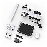 Wetterstationen, 0310 Profi Wetterstation Internet Wireless mit Außensensor Regenmesser Wettervorhersage Windmesser(0320 Weather station)