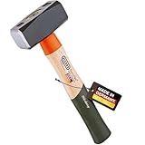 PICARD Fäustel SecuTec Nr. 43 HS 1000g | 260mm Länge | Sicherheitssystem mit Keilschraube | Robuster Hickorystiel | DIN 6475 | Ideal für Werkstatt & Industrie | Made in Germany seit 1857