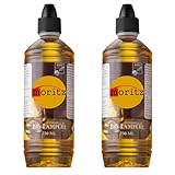2 x 750 ml Moritz Bio Lampenöl Citronella für Fackeln Öllampen Sturmlaternen Wandfackeln