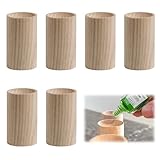 Diffuser Holz für Ätherische Öle,Diffuser Holz,Diffusor für Ätherische Öle,Aroma Diffuser Holz,Aroma Diffuser Klein,Aromatherapie Duftöldiffusoren für Auto,Büro,Schlafzimmer,2.5 * 4.5CM,6 Stück
