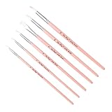 HAPINARY 6 Stück Nylon Haarpinsel Schablonenpinsel Bastelpinsel Aquarellpinsel Aquarellpinselhalter Professionelle Ölpinsel Für Kunst Praktische Studenten Pinsel Aus Nylonwolle