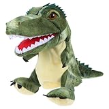 WOONEKY Weiche Dinosaurier handpuppe mit Beweglichem Auge Interaktives Plüschspielzeug für Pädagogisch Wertvoll Fördert Kreativität und Kommunikation Geeignet für Jungen und Mädchen