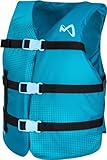 Mesle Schwimmweste Damen Sportswoman, Universal 50N Schwimmhilfe für Frauen & Mädchen, Auftriebsweste für SUP, Kajak, Wakeboard, Wasserski, Prallschutzweste, Paddelweste für Boot