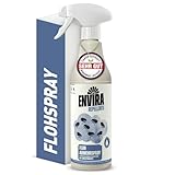 Envira Flohspray für Wohnung & Möbel 500 ml - Hochwirksames Abwehrspray gegen Flöhe - Flohmittel mit Langzeitwirkung - Anti Floh Spray mit dezentem Zitrusduft, geruchsarm