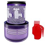 Viudecce Staubsaugerfilter Ersatz für V12 Detect Slim Duster Waschbarer Filter Reinigung Staubsaugerteile, Teil 971517-01