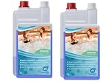 KaiserRein 2 x 1 L (2 L) Whirlpool Desinfektionsmittel für die zuverlässige Wasserpflege I Whirlpool Reiniger Desinfektion I Whirlpoolreiniger, Poolreiniger