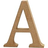 Buchstabe, H: 13 cm, Dicke 2 cm, MDF, A, 1Stck.