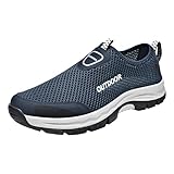 Générique Herren-Sneaker, Sportschuhe, Herren, Sneaker, Running, Herren, bequem, Freizeit, Jogging, Walking, rutschfest, atmungsaktiv, Schuh, Blau 3, 47 EU