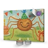 Mr. & Mrs. Panda Duftkerzen Adventskalender Spinne Agathe Party Design - Blau Pastell