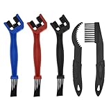 5 Pack Kettenreinigungsbürste，3 Motorrad Fahrrad Ketten Reinigungsbürste & 1 kettenreiniger fahrrad & 1 Kettenbürste Schaber, für Motorrad Mountainbike Fahrradkette