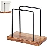 Serviettenhalter Aus Metall, Serviettenhalter Aus Metall Und Holz, Serviettenhalter Primärfarbe, Serviettenspender Für Tisch, Hölzerne Serviettenspender Für Arbeitsplatte Küche Esstisch Esszimmer