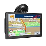 BONRYAN GPS LKW Navigationsgeräte für Auto 2025 Europa Karten,9 Zoll Navi für Auto Kostenloses Karten Update,mit POI Geschwindigkeitswarnung,Sprachführung，Bluetooth-Funktionalität