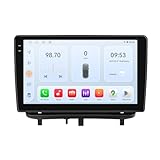 Android 14 Autoradio für OPEL Corsa D 2007-2012, 9 Zoll QLED-Touchscreen mit kabellosem CarPlay Android Auto, 8-Kern 4+32GB Car Radio mit GPS-Navi, SWC, Bluetooth 5.4, WiFi, 4G, FM/RDS, DSP