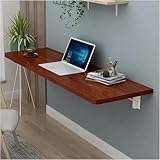 Platzsparender Wand-Klapptisch für Waschküche und Küche, Esstisch, Arbeitstisch und Werkbank, 80 x 40 cm, ideal für kleine Räume