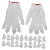 Veemoon 12 Paar Arbeitshandschuhe Aus Verdicktem Baumwollgarn Und Nylon Rutschfest Verschleißfest Arbeitsschutzhandschuhe Strickhandschuhe Für Männer Und Frauen