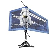 Mcamgiczin 3D-Holografieprojektor, LED-Ventilator,Holografieprojektor mit 1056 LED-Leuchten,Holografie-Ventilatorprojektor, Hologramm-Ventilatorprojektor für Weihnachten,Halloween