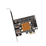 PCIe zu USB 3.0 -Expansionskarte mit 5 -Gbit/S -Geschwindigkeit, Unabhängigem Ion und NT -Wärmeabteilung für Verbesserte Konnektivität