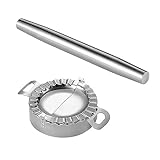 MAGICLULU 2 Stück Dumpling Maker aus Teiliges mit Teigrolle und Dumpling für Vielfältige Teigwaren Empanadas und Ravioli der Küche