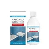 Kalkentferner & Entkalker Bad & WC, Kalkreiniger Multifunktionaler Badreiniger für Abfluss & Spiegel,Badezimmer, entfernt Verschmutzungen und Kalkablagerungen von Duschköpfen