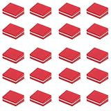 FUNOMOCYA 20 Stück 20 Stück Universelle 4-mm Kunststoff Faderkappen Rot für Dj Mixer Studiokonsolen Robuste Potentiometer Reglerknöpfe mit Stecksystem für Präzise Audiosteuerung