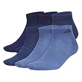 adidas Herren Superlite 3.0 6er Pack Low Cut Niedrig geschnittene Socken, Dark Blue/Tech Indigo Blue/Crew Blue, Large