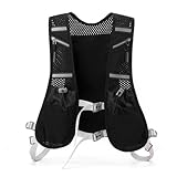 ZoraYorce Trink-Laufweste, Laufweste mit Handyhalter, Wanderweste mit Mehreren Taschen, atmungsaktiver, Leichter Fahrradrucksack für Outdoor-Sportarten