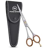 Five Star Solingen Mercury Professionelle 6 Zoll extra scharfe Friseurschere Haarschere Haarschneideschere Rostfrei für Damen Herren Friseure und Kinder für kräftiges sowie feines Haar geeignet