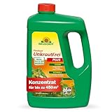 Neudorff Finalsan UnkrautFrei Plus – Kraftvoller, schnell wirkender Unkrautvernichter, der bis in die Wurzel wirkt. Konzentrat für 450 m², 2,5 Liter