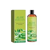 Aloe Vera Gel, Feuchtigkeitsspendend, Beruhigende Und Pflegende, After Sun Pflege, Feuchtigkeitscreme Für Trockene und Sonnenbrand, Aloe Vera Gel Für Gesicht, Haare Und Körper (1Pc, 100ml)