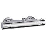 Duschthermostat,Brausethermostat mit 38 °C Sicherheitstaste,Chrom Armatur Badezimmer