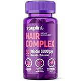 Haar Vitamine mit Biotin, Keratin, Selen, Zink | 60 Kapseln für 60 Tage | Haarwachstums und Stärkungs Komplex - Vitamin A C D E B12 - Schönheitsvitamine für Haare Haut und Nägel für Frauen und Männer