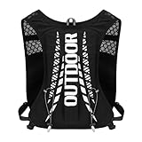 Hydratation Backpack, Wanderwasserrucksack | 5L Leichte Running Race Hydratation Rucksack | Verstellbare Riemen Design Outdoor Survival Gear mit Reflexstreifen für Snowboarden