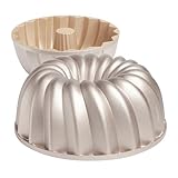 Erreke Gugelhupfform, Professionelle Qualität Kuchenform, Gugelhupf Backform, Sehr Widerstandsfähig, Doppelte Antihaftschicht, 2.5 Liter Kugelhupf Backform 24cm, Classic