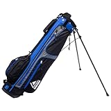 LONGRIDGE 6' WEEKEND Golf Ständer Tasche Marineblau SILBER