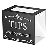 Boddceto Spendengläser für Geld, Acryl-Spendenkasse, Spendeneimer, 15,2 X 10,2 X 12,7 cm, Aufbewahrungsbehälter, Vorschlagsbox, Tombola-Geldkasse