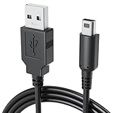ENDARK 3DS Ladegerät, 1.2m (3.9ft) Ladegerät Netzkabel Ladekabel für 3DS, 3DS XL, DSI, DSI XL, 2DS, NEU 3DS XL (Schwarz)