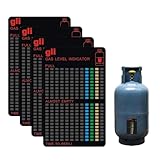 4 Folien Magnetische Gasflaschen Füllstandsanzeige Gasflasche Füllstand Anzeige Gas Füllstandsanzeige Gasfüllstandsanzeiger Für Gasflaschen Wohnmobil Gasfüllstandmessgerät