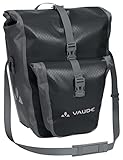 VAUDE Fahrradtasche für Gepäckträger Aqua Back Plus Single 1 x 25 L in schwarz, Hinterradtasche wasserdicht, Fahrrad Gepäckträgertasche hinten, einfache Befestigung – Made in Germany