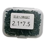 F Fityle Ösen für einzelne Badminton-Saiten, Schutz für Spieler, Techniker, Zubehör, verschleißfester Nylon-Ersatz, 2.1 X 7.5 Mm