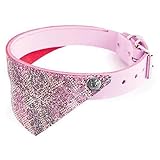 Martin Sellier Hundehalsband aus Vollnarbenleder mit Bandana