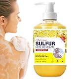 Schwefelkörperwäsche, feuchtigkeitsspendendes Duschgel, feuchtigkeitsspendende Körperwäsche, tiefe Hydratationsformel, vielseitiger Gebrauch, 500 ml, ideal für die tägliche Hautpflege -Routine