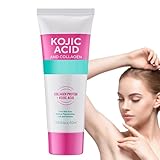 Underarm Creme, Kojic Acid Underarm Cream für Underarms, Armpit, Elbows, Knees, Beine, Körper, Lightening Cream für alle Hauttypen - Glow Skin Feuchtigkeitspflege (50g)