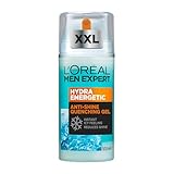 L'Oréal Men Expert XXL kühlendes Gel Anti-Glanz für Männer, Erfrischende und mattierende Gesichtspflege, Gesichtscreme für Herren mit Meeresquellwasser, Hydra Energy, [Amazon Exclusive], 1 x 100 ml