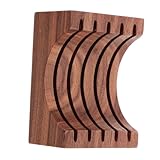Mipcase Speicherbasis Espressofilter-organizer Grundgestell Aus Holz Distribution Puck Bildschirm Maschinenständer Zubehör Holzfilterbasis Kaffeefilter-aufbewahrungsregal Hölzern Coffee