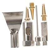 SOPOTUTU Gas Lötspitzen Teilig Ersatzspitzen aus Hochwertigem Metall Langlebig und Vielseitig für Gaslötkolben Präzises Schweißen und Reparaturarbeiten